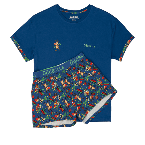 Rudolph - Women's Short Pyjamas Set (T-Shirt & Shorts)
