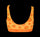 Peach - emoji® - Ladies Bralette