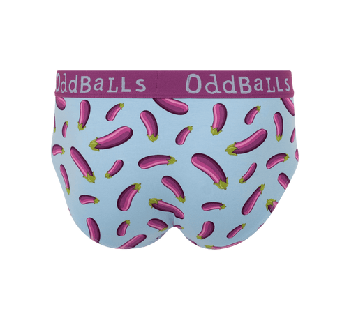 Aubergine - emoji® - Mens Briefs