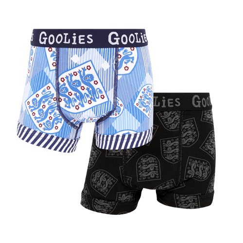 England FA 2025 Bundle - Kids Boxer Shorts 2 Pack Bundle