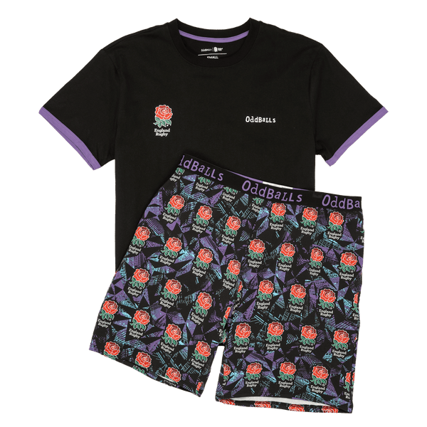 England Rugby Union Alternate 25/26 - Men's Short Pyjamas Set (T-Shirt & Shorts)