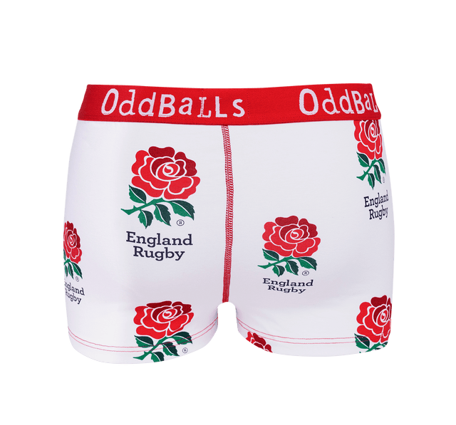 England Rugby - White - Ladies Boxers