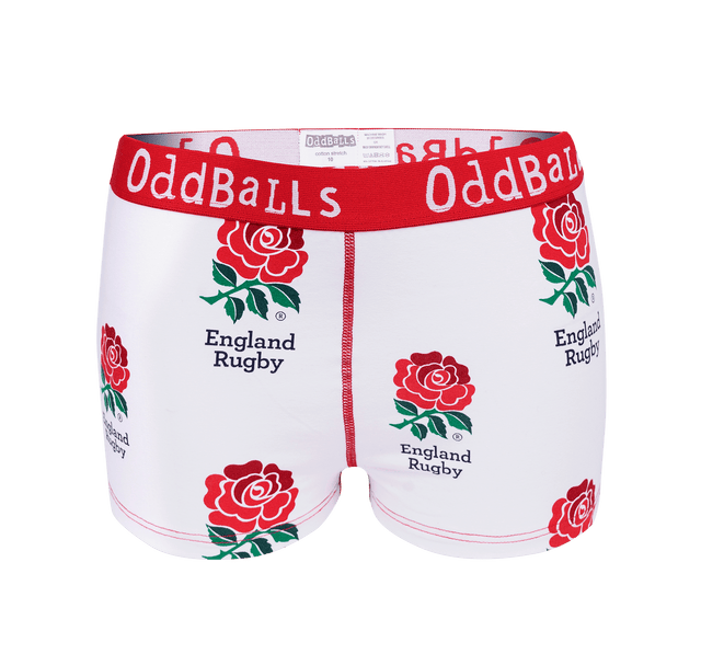 England Rugby - White - Ladies Boxers
