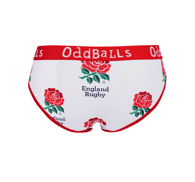 England Rugby - White - Ladies Briefs