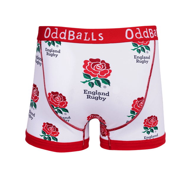 England Rugby - White - Mens Boxer Briefs
