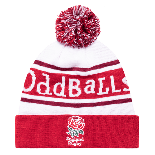 England Rugby White & Red - Bobble Hat