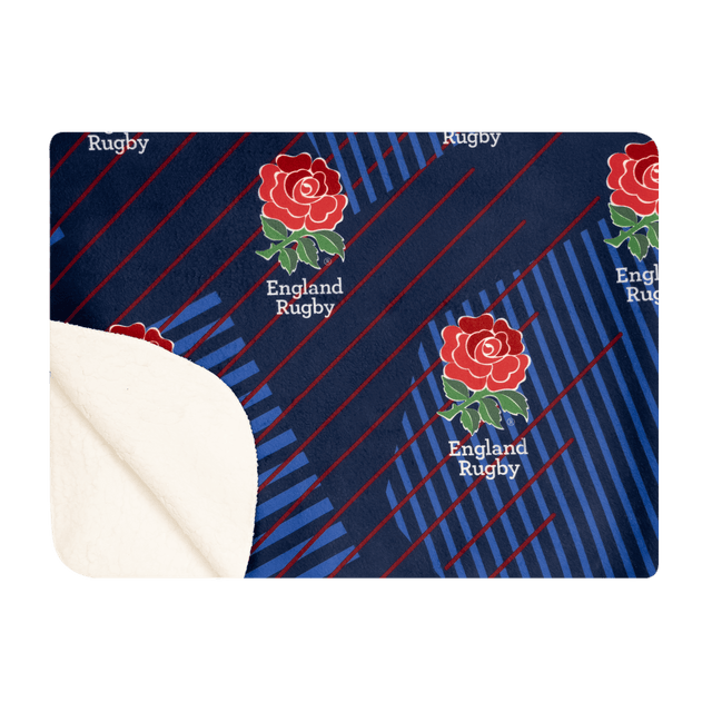 England Rugby Alternate - Luxury Sherpa Fleece Blanket