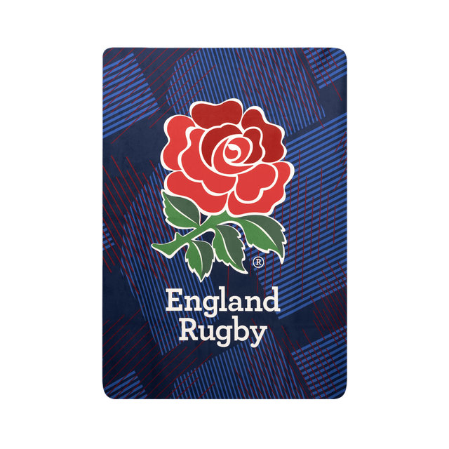 England Rugby Alternate - Rose - Luxury Sherpa Fleece Blanket