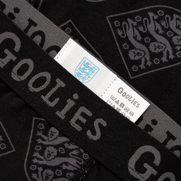 England FA Black - Kids Boxer Shorts - Goolies