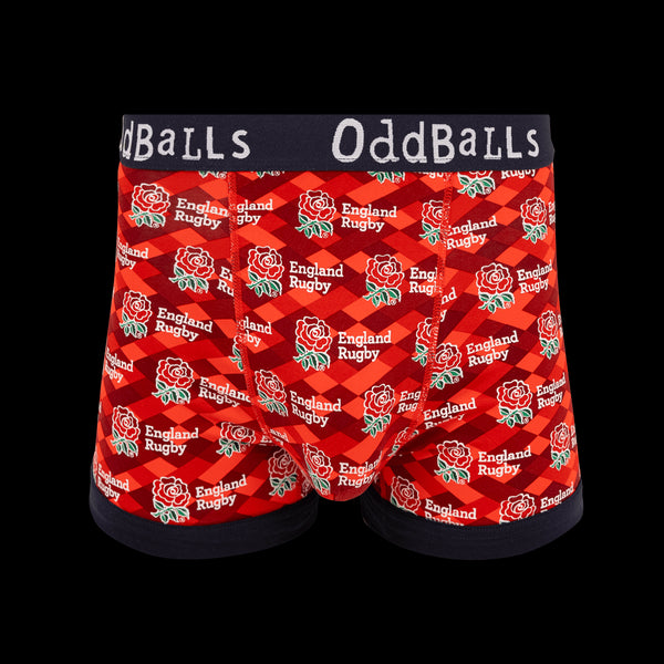 England Rugby Union Alternate - Mens Cotton Boxer Shorts