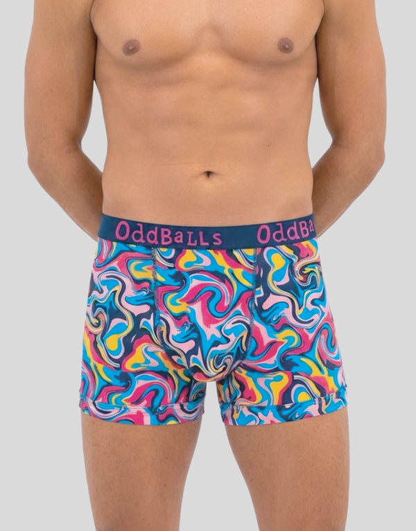 5 Pack print cotton boxer shorts