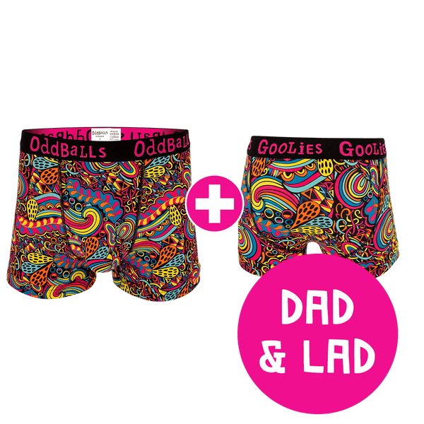Enchanted Dad & Lad Bundle - Mens Boxer Shorts & Kids Boxer Shorts Bundle