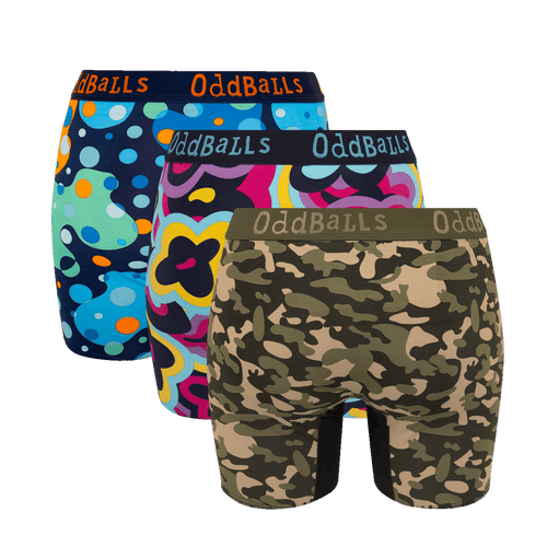 Explorer Bundle - Ladies Bamboo Boxer Shorts 3 Pack Bundle