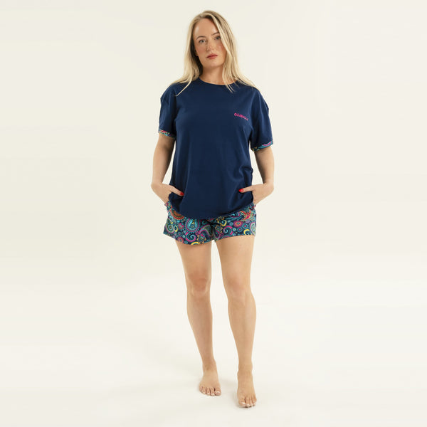 Fancy Pants - Women's Short Pyjamas Set (T-Shirt & Shorts)
