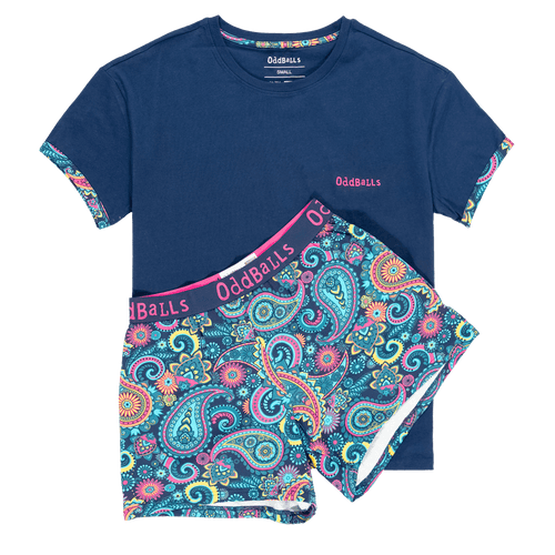 Fancy Pants - Women's Short Pyjamas Set (T-Shirt & Shorts)