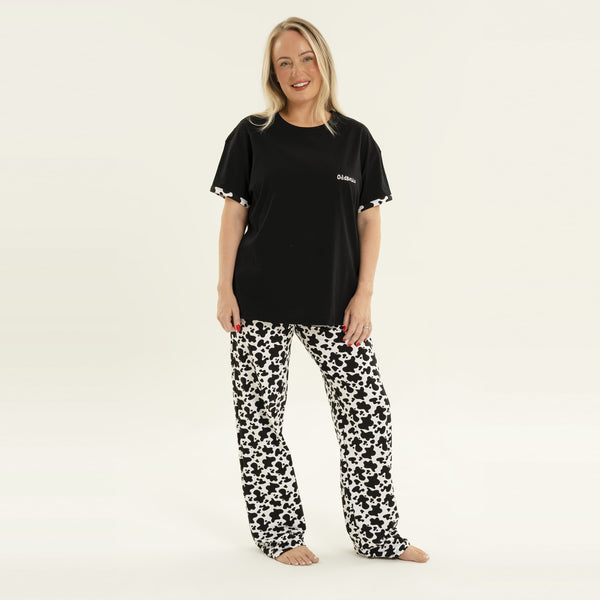 Fat Cow - Women's Long Pyjamas Set (T-Shirt & Trousers)