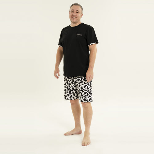 Fat Cow - Men's Short Pyjamas Set (T-Shirt & Shorts)