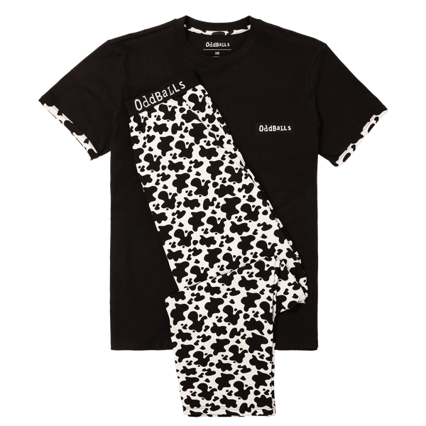 Fat Cow - Men's Long Pyjamas Set (T-Shirt & Trousers)