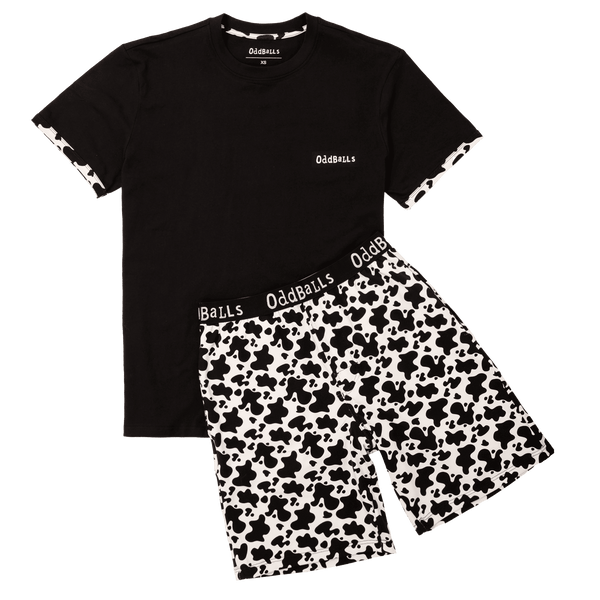 Fat Cow - Men's Short Pyjamas Set (T-Shirt & Shorts)