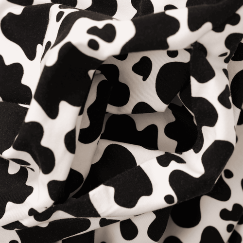 Cow Print - Kids Short Pyjamas Set (T-Shirt & Shorts)