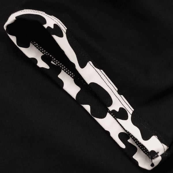 Cow Print - Kids Short Pyjamas Set (T-Shirt & Shorts)