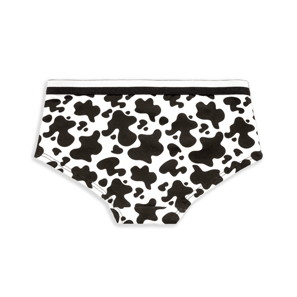 Cow Print - Girls Cotton Knickers