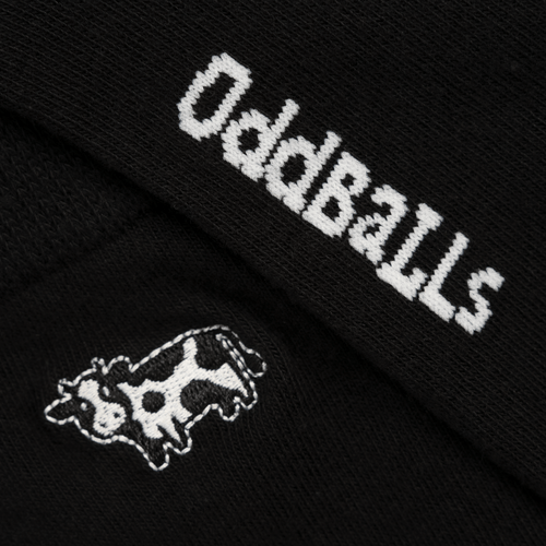 Fat Cow - Embroidered Socks