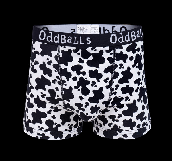 Fat Cow - Mens Boxer Shorts & Ball Deodorant Bundle