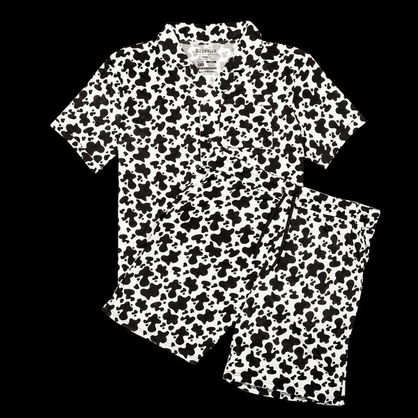 Fat Cow - Modal Men's Short Button Up Pyjama Set