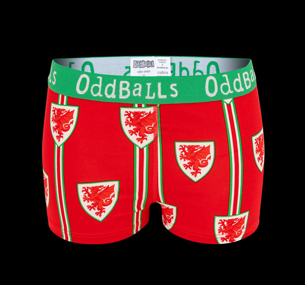 FA Wales Bundle - Ladies Boxer Shorts 2 Pack Bundle