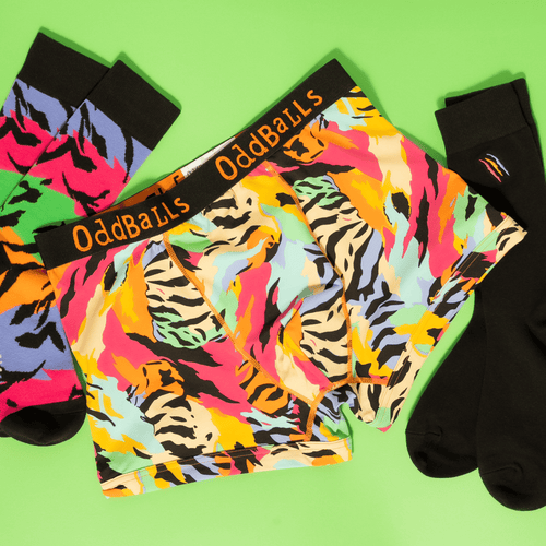 Wild Thing Bundle - Mens Boxer Shorts & Matching Socks