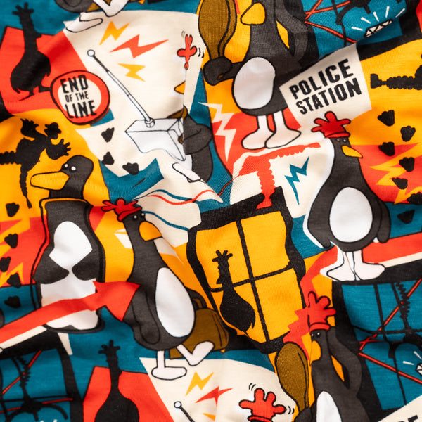 Wallace & Gromit Feathers McGraw - Mens Bamboo Boxer Shorts