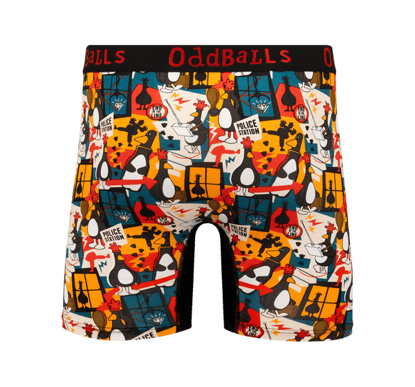 Wallace & Gromit Feathers McGraw - Mens Bamboo Boxer Shorts
