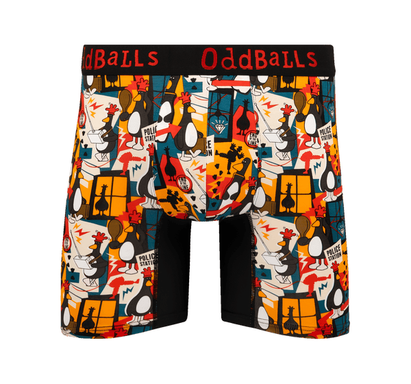 Wallace & Gromit Feathers McGraw - Mens Bamboo Boxer Shorts