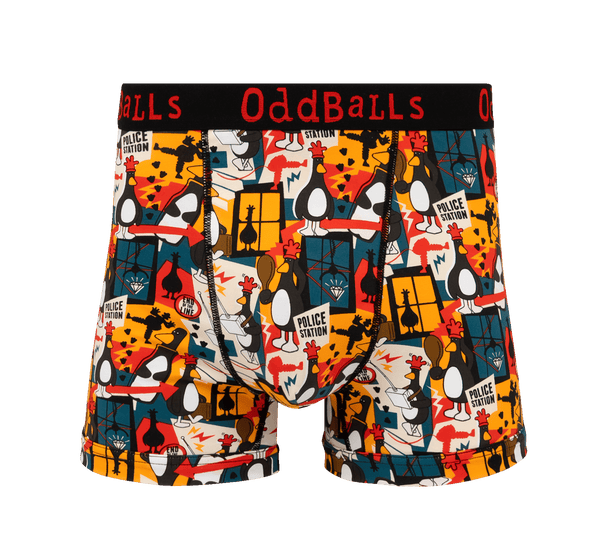 Wallace & Gromit Feathers McGraw - Mens Cotton Boxer Shorts