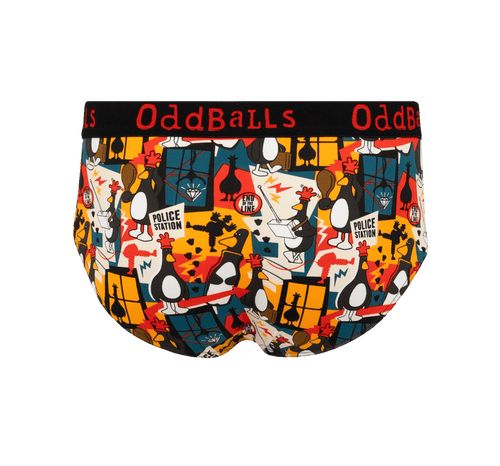 Wallace & Gromit Feathers McGraw - Mens Cotton Briefs