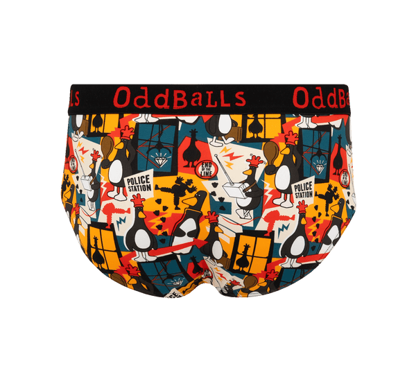 Wallace & Gromit Feathers McGraw - Mens Cotton Briefs