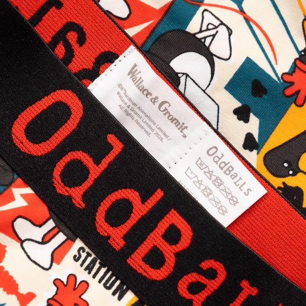 Wallace & Gromit Feathers McGraw - Mens Cotton Boxer Shorts