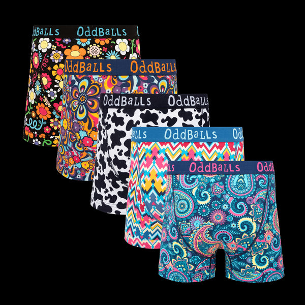 Festive Favourites Bundle - Mens Boxer Shorts 5 Pack