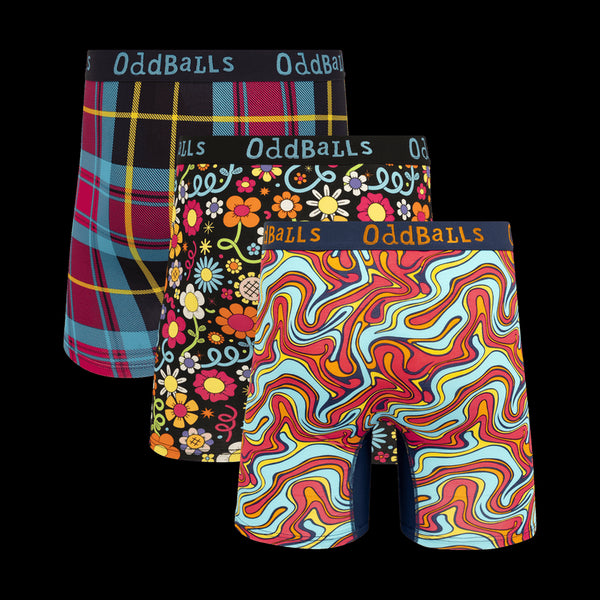 Boxing Bundle - Mens Bamboo Boxer Shorts 3 Pack