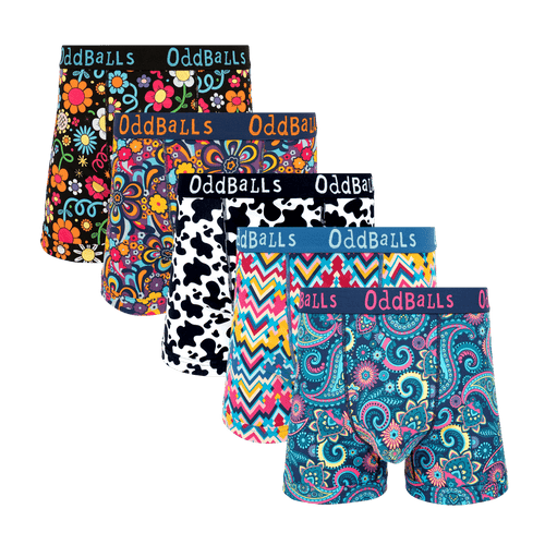 Festive Favourites Bundle - Mens Boxer Shorts 5 Pack