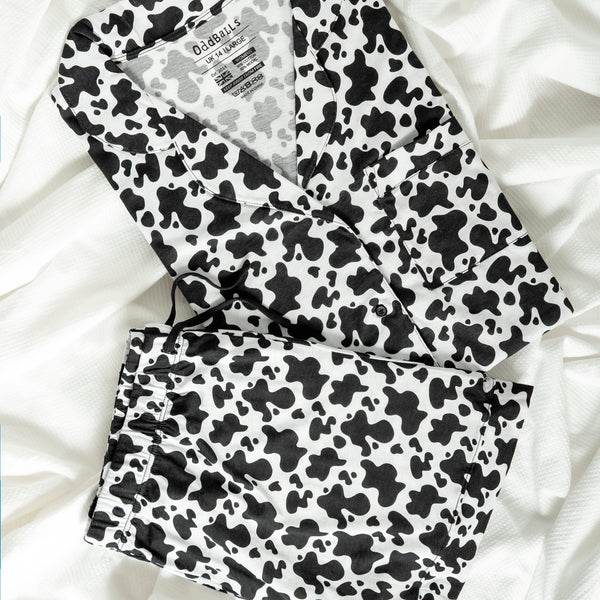 Fat Cow - Modal Women's Short Button Up Pyjamas Set