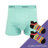 Men's Plain Cotton Boxer Shorts Subscription - 3 Months Prepaid (Free Socks + Free Delivery!)