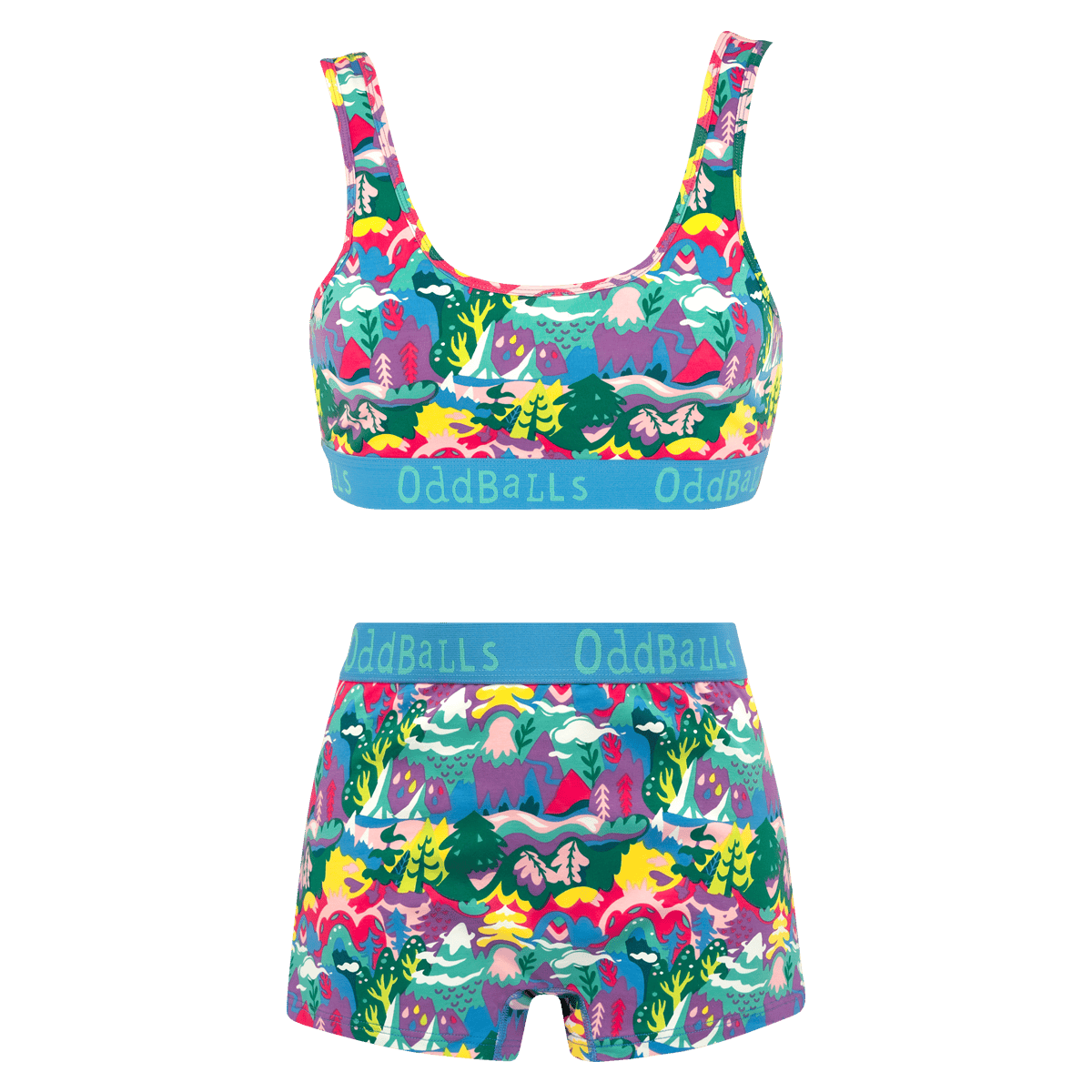 Fantasy Bundle - Womens Bralette & Boxers Matching Set