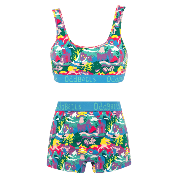 Fantasy Bundle - Womens Bralette & Boxers Matching Set