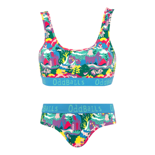 Fantasy Bundle - Womens Bralette & Briefs Matching Set