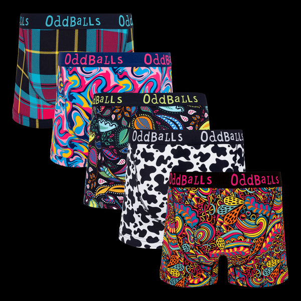 Festive Favourites Bundle - Mens Boxer Shorts 5 Pack