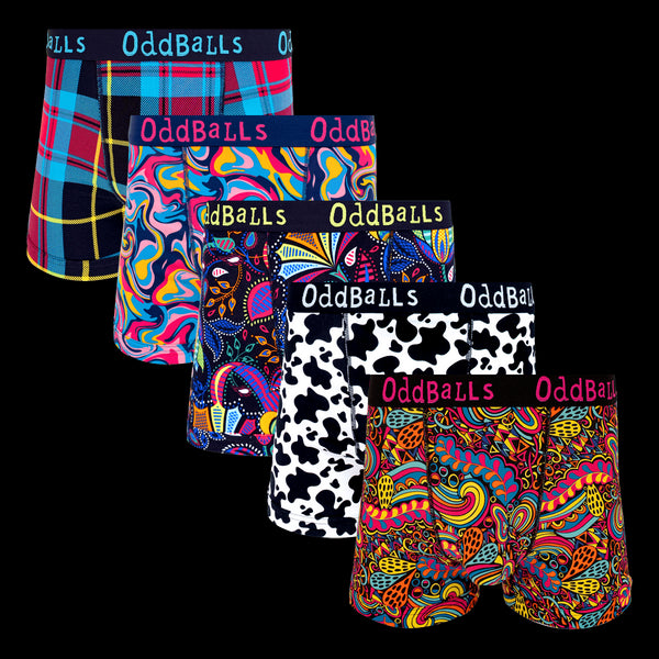 Festive Favourites Bundle - Mens Boxer Shorts 5 Pack