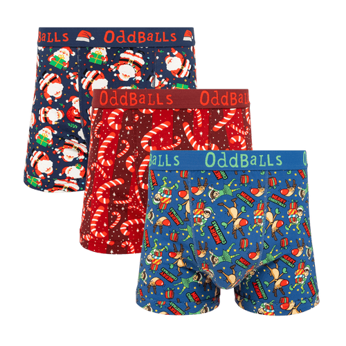 Santa's Favourites Bundle - Mens Boxer Shorts 3 Pack