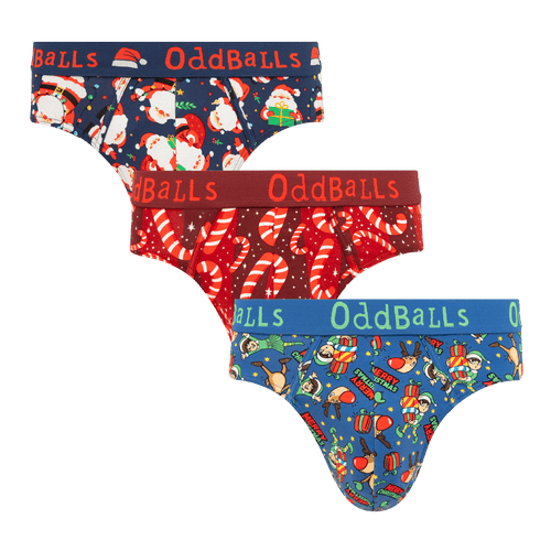 Santa's Favourites Bundle - Mens Briefs 3 Pack